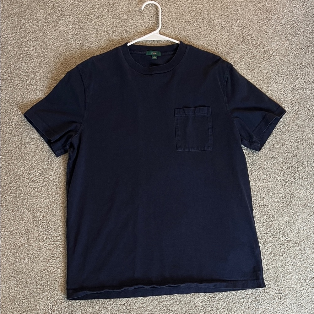 J. Crew Dark Blue Short Sleeve Tee
